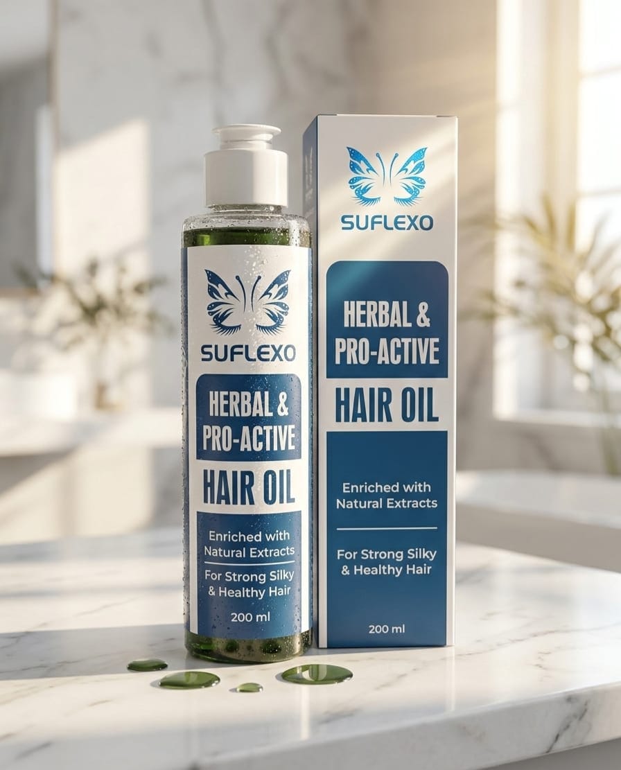 Suflexo - Herbal & Pro Active Hair Oil