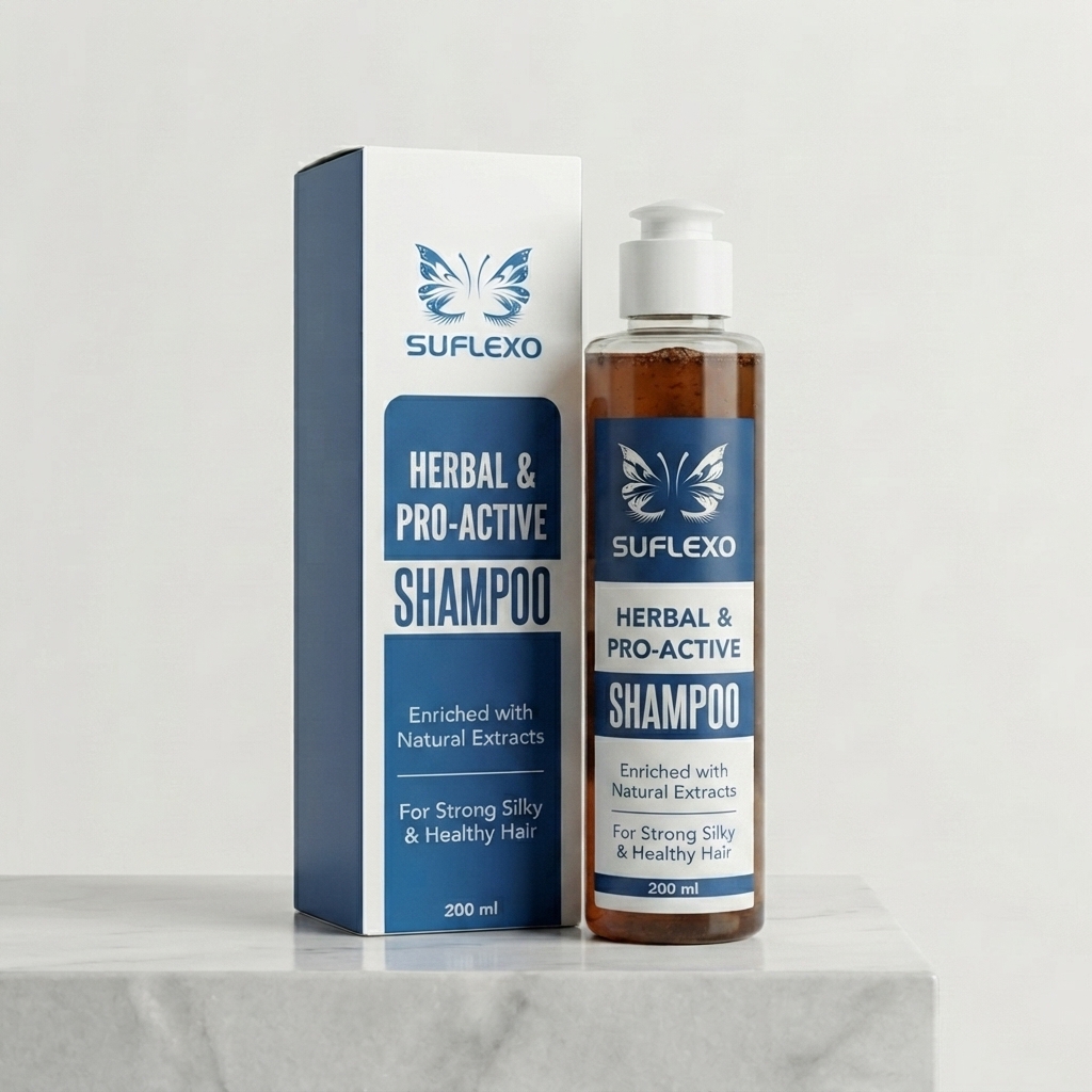Suflexo - Herbal & Pro Active Hair Shampoo