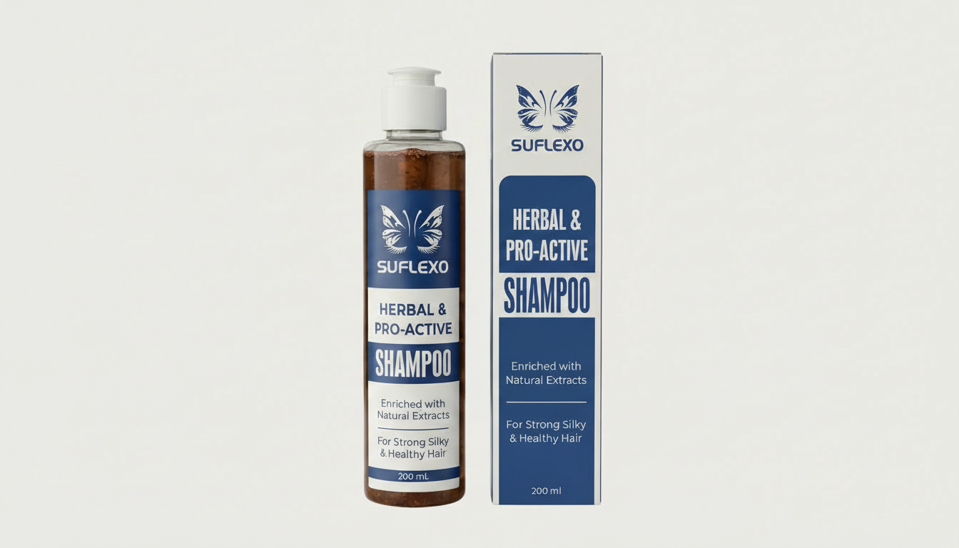Suflexo - Herbal & Pro Active Hair Shampoo