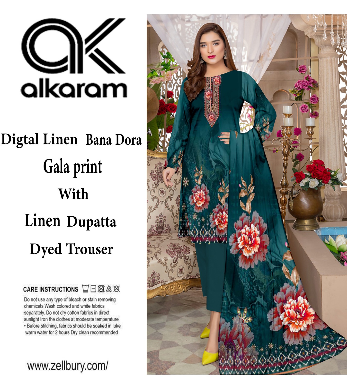 Alkaram studio linen
