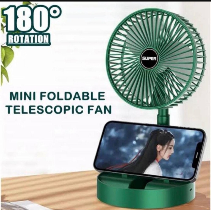 Portable rechargeable fan