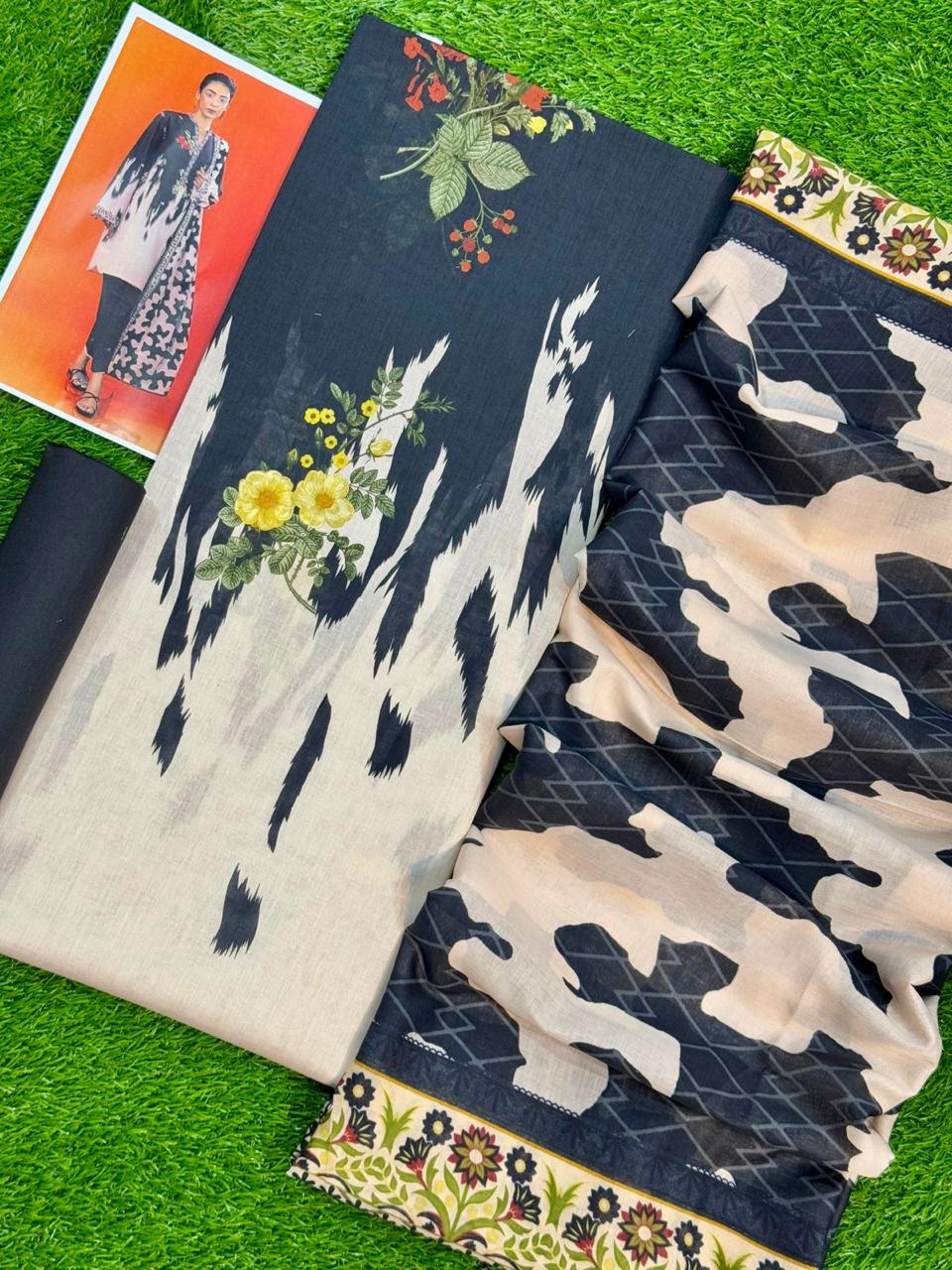 *SANA SAFINAZ LAWN COLLECTION 2025* *FABRIC LAWN 1