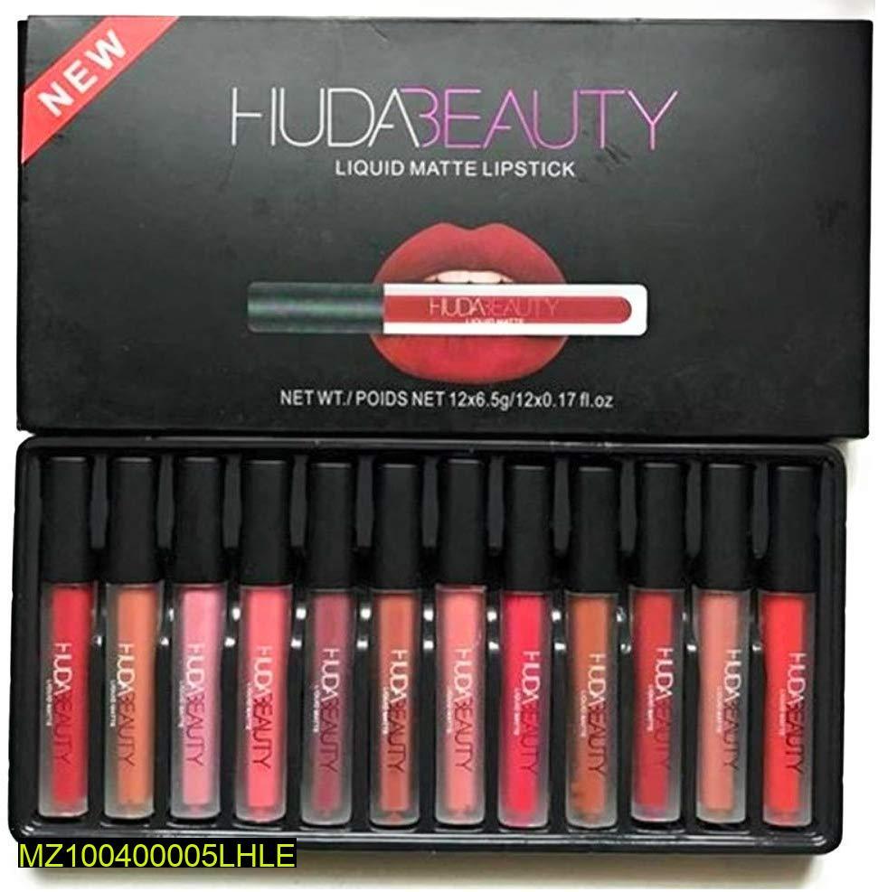 Matte Finish Lips Set, 12 Piece