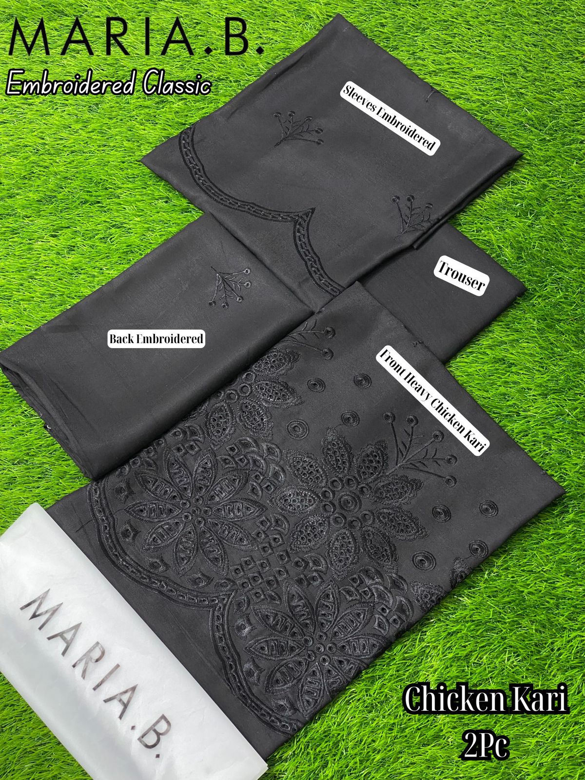 Maria b Chicken Karri linen