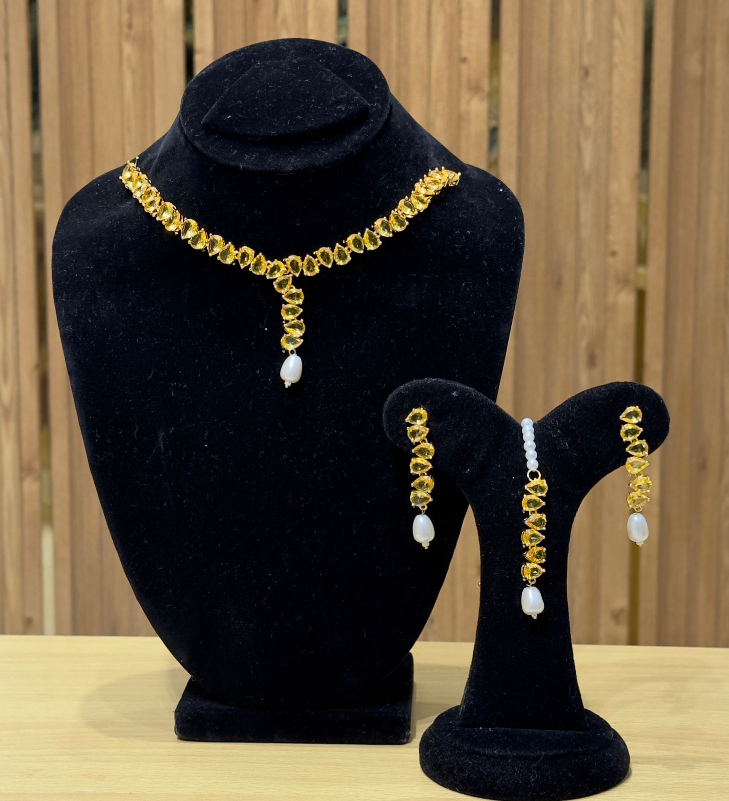 Gold Polish Zarqon Necklace