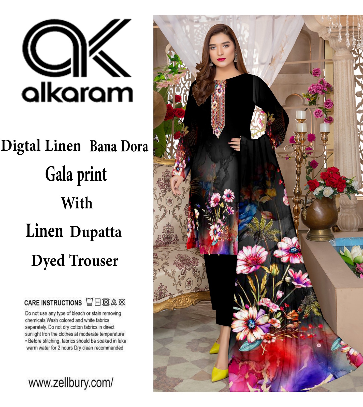 Alkaram studio linen