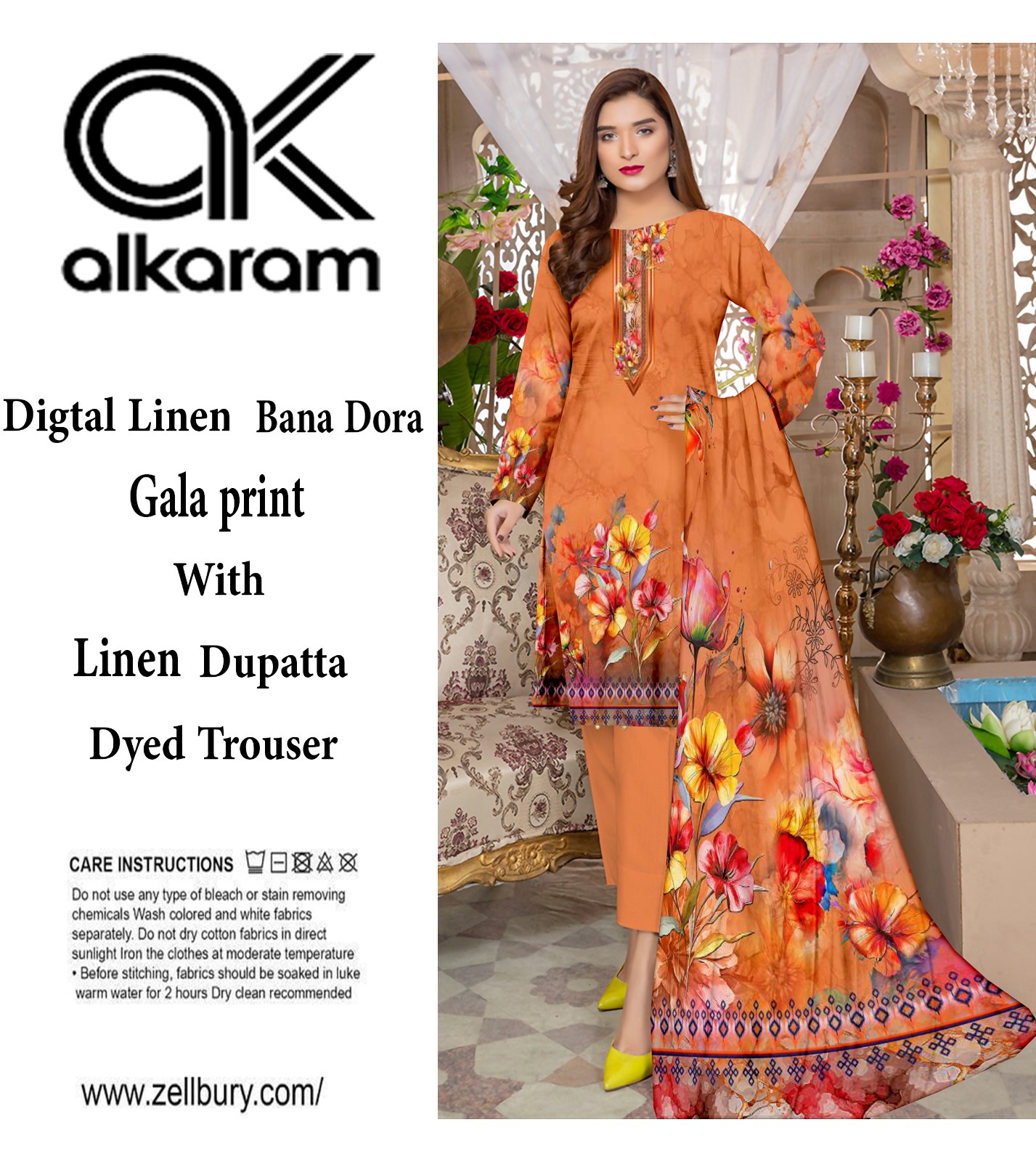 Alkaram studio linen