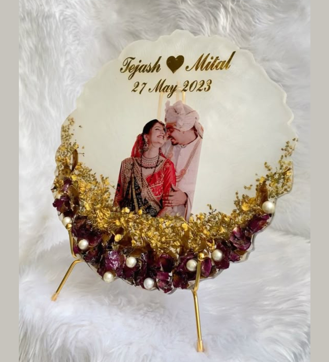 Resin photo frame