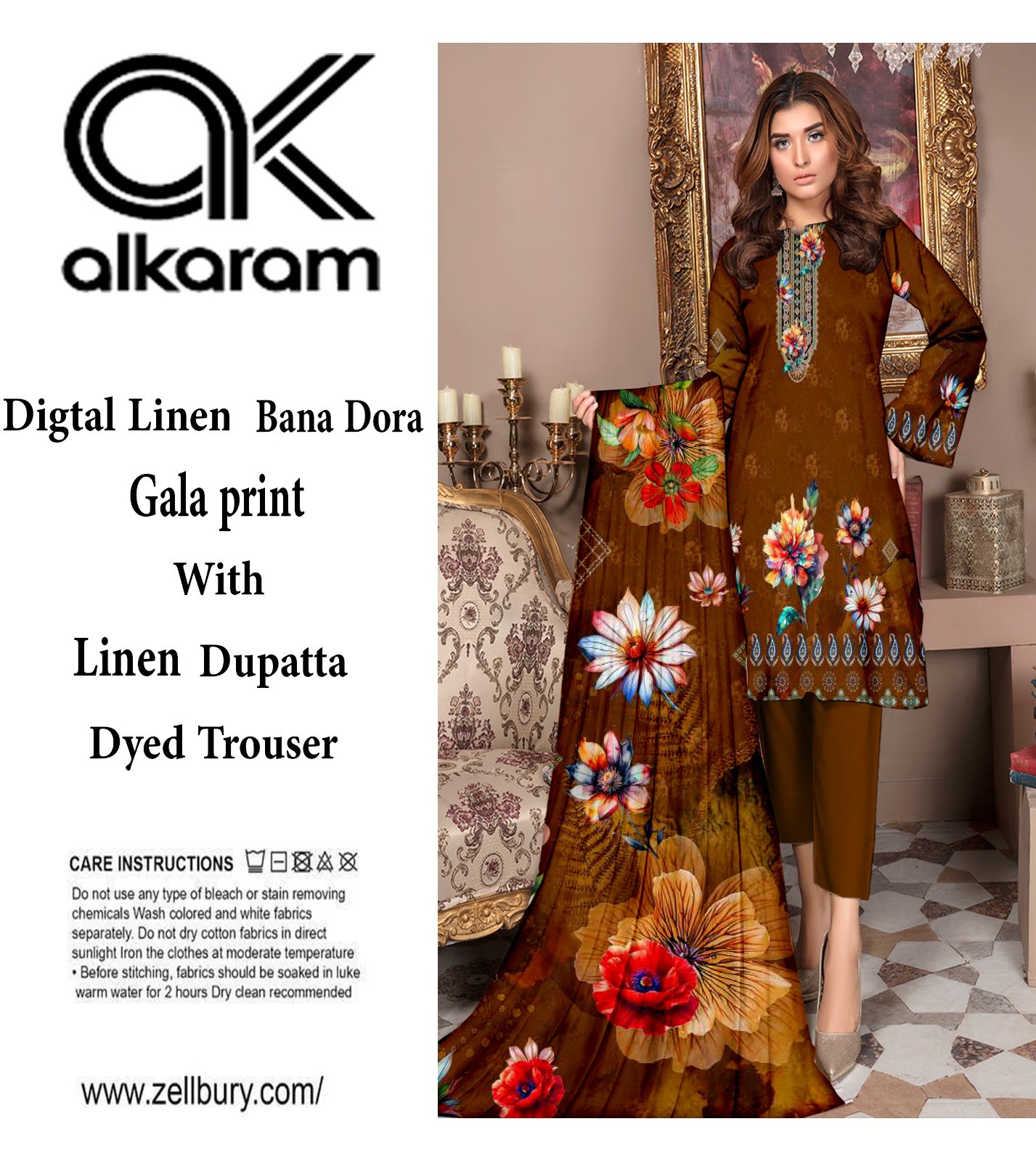 Alkaram studio linen