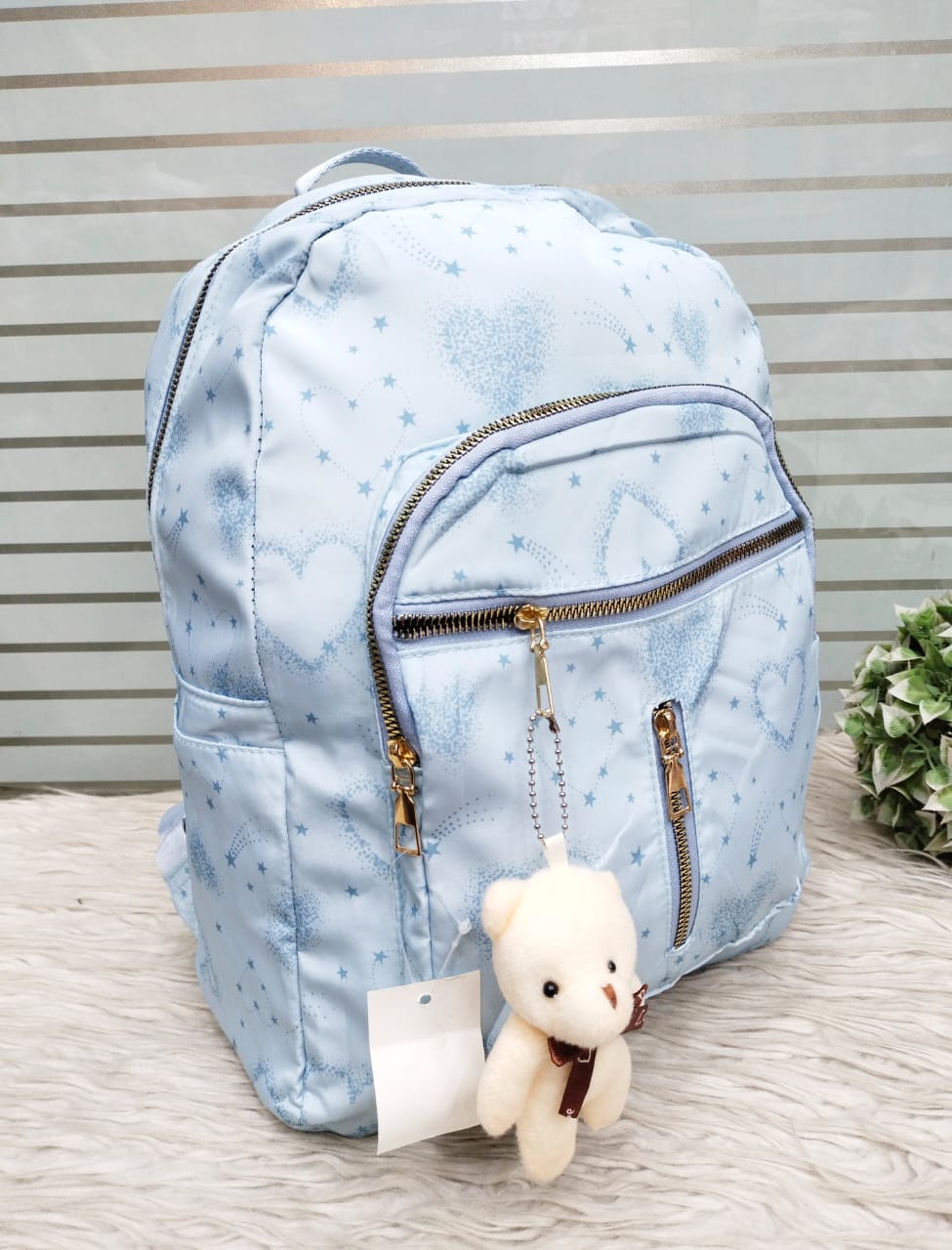 High quality backpack 3zipper