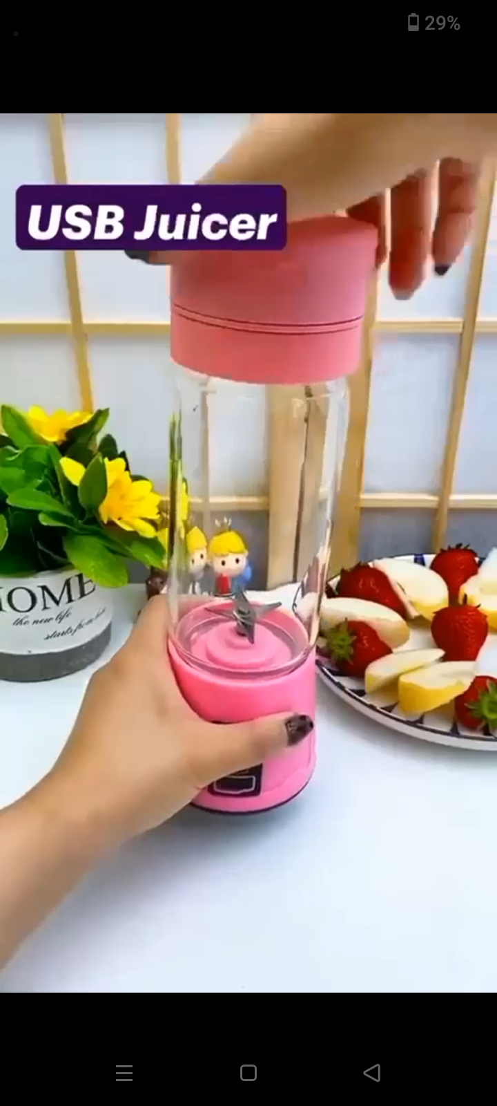 Recharge juicer blander