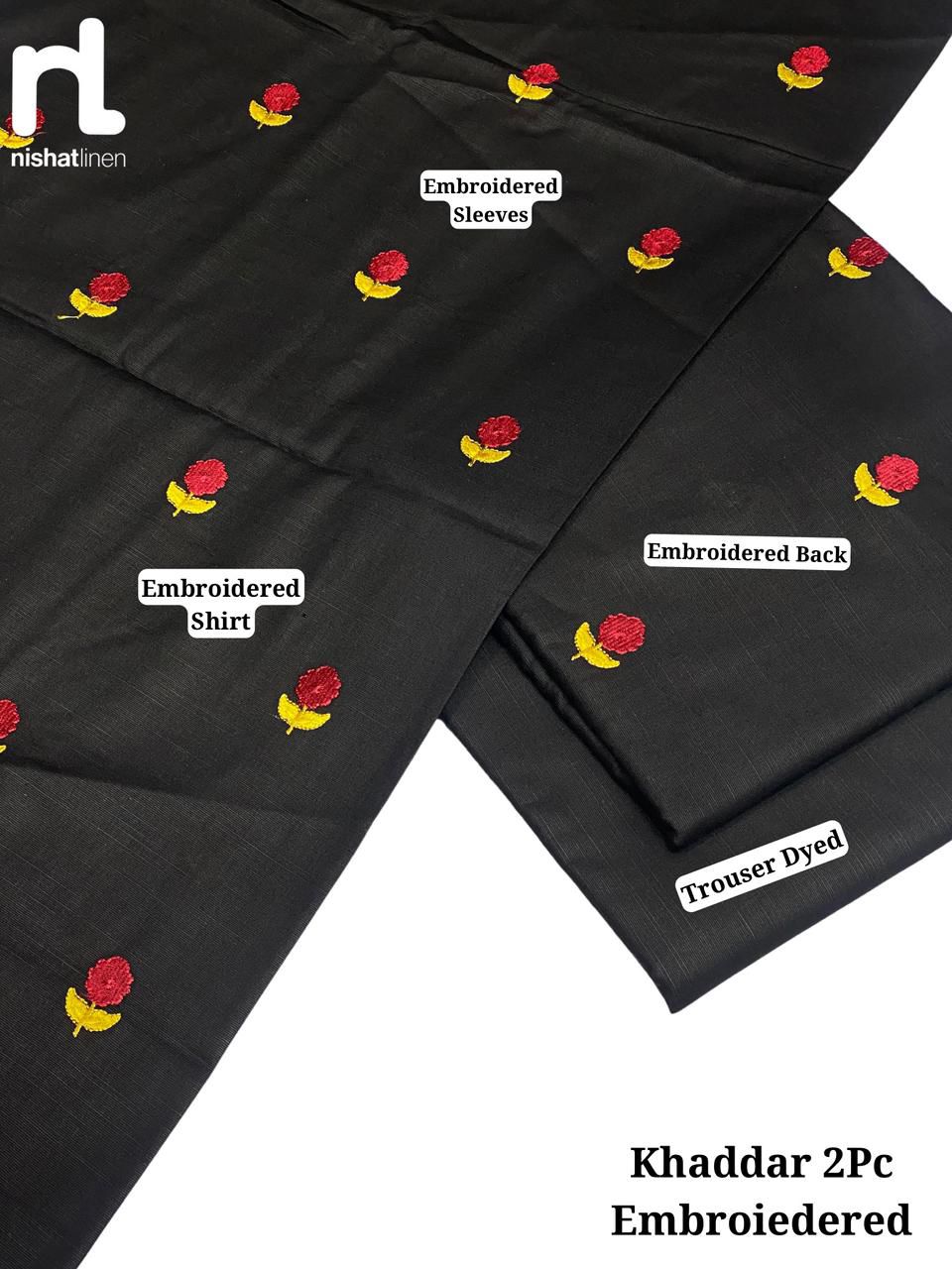 Nishat Most Elegant Embroidered Khaddar 2Pc Latest Volume