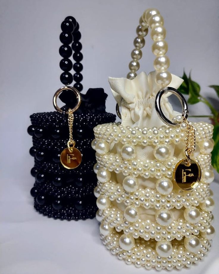 Pearl beaded potli bags