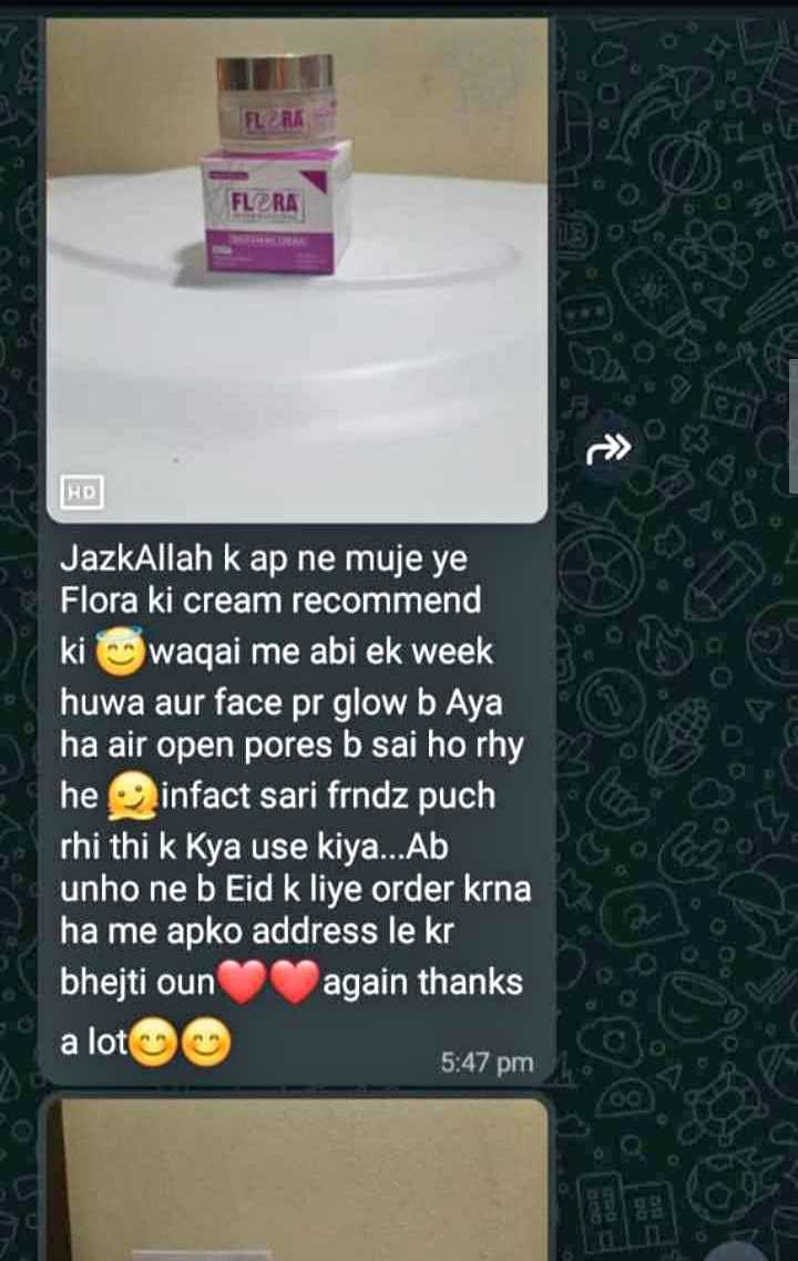 Customer feedback after use Flora international harble prudcts