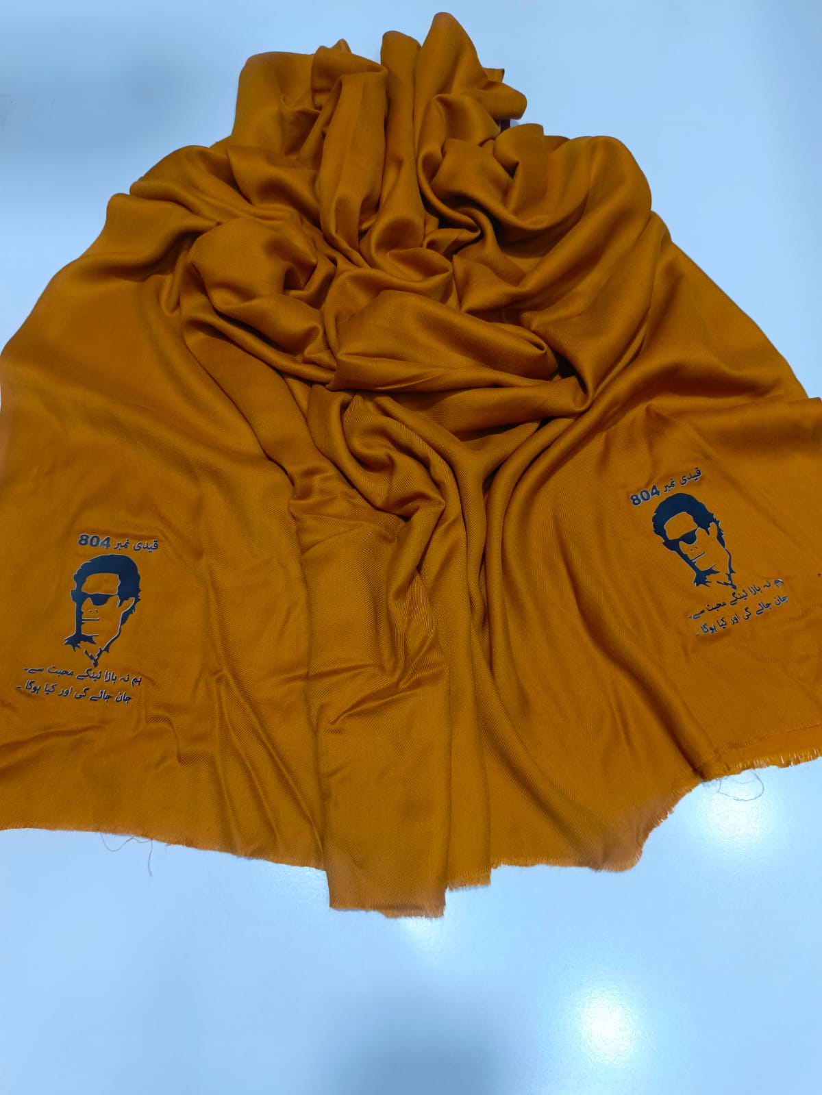 Qaidi # 804 Imran Khan Logo Shawls