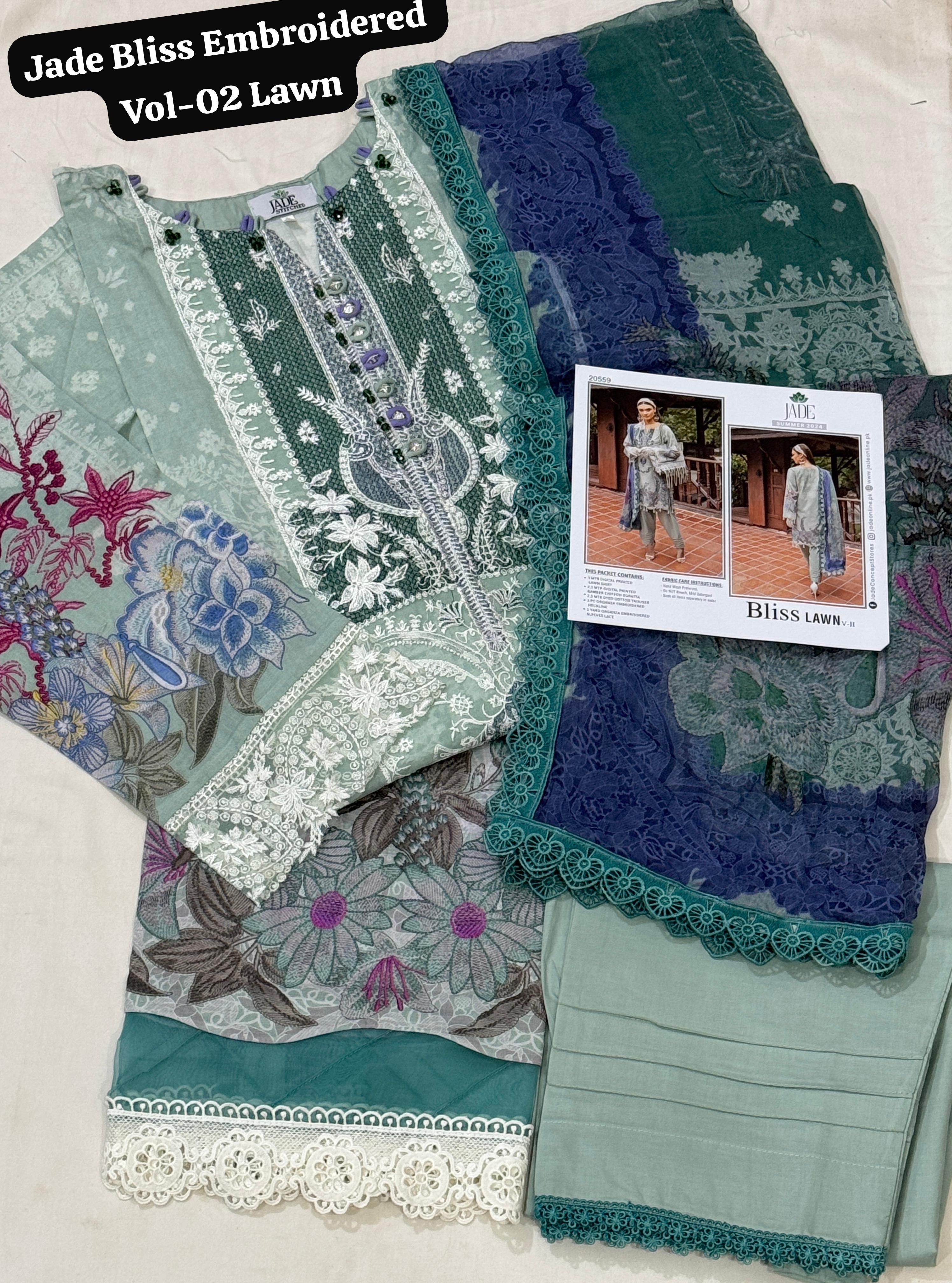 Jade Bliss Embroidered