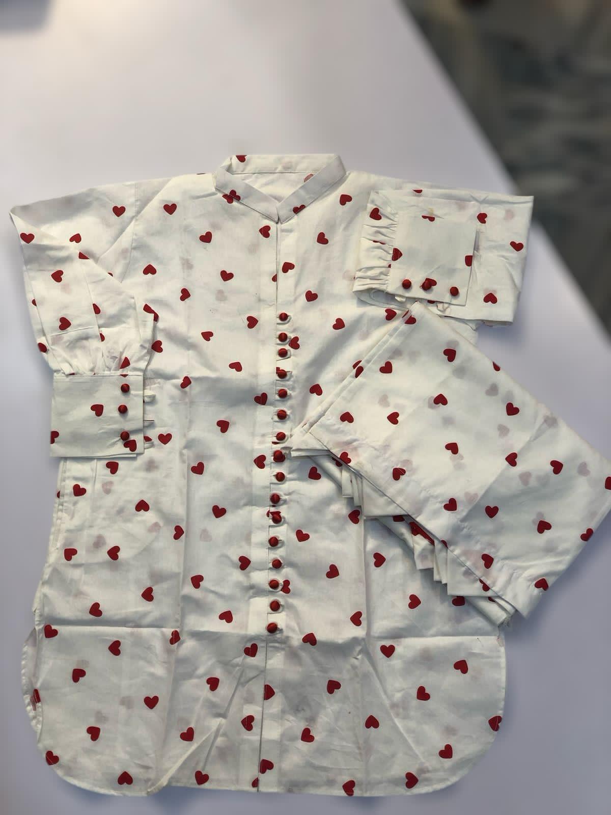 Swiss cotton shirt with Flapper 2pc Dress