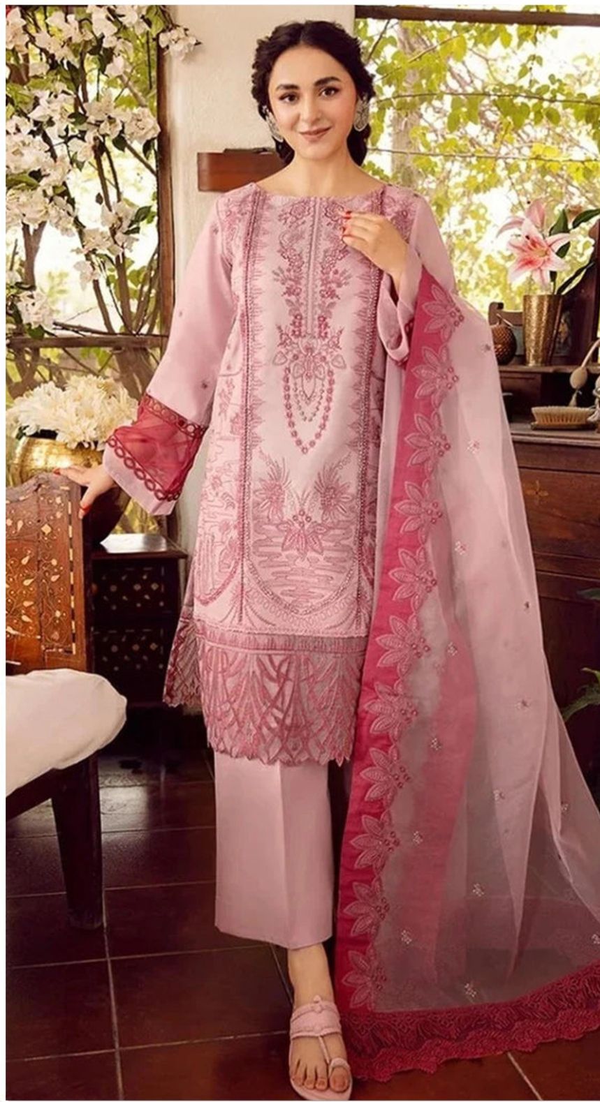 *PRESENTING CROSS STITCH MOST TRENDING NOW AVAILABLE*   *New Arrival Special Eid Collection* Fabric