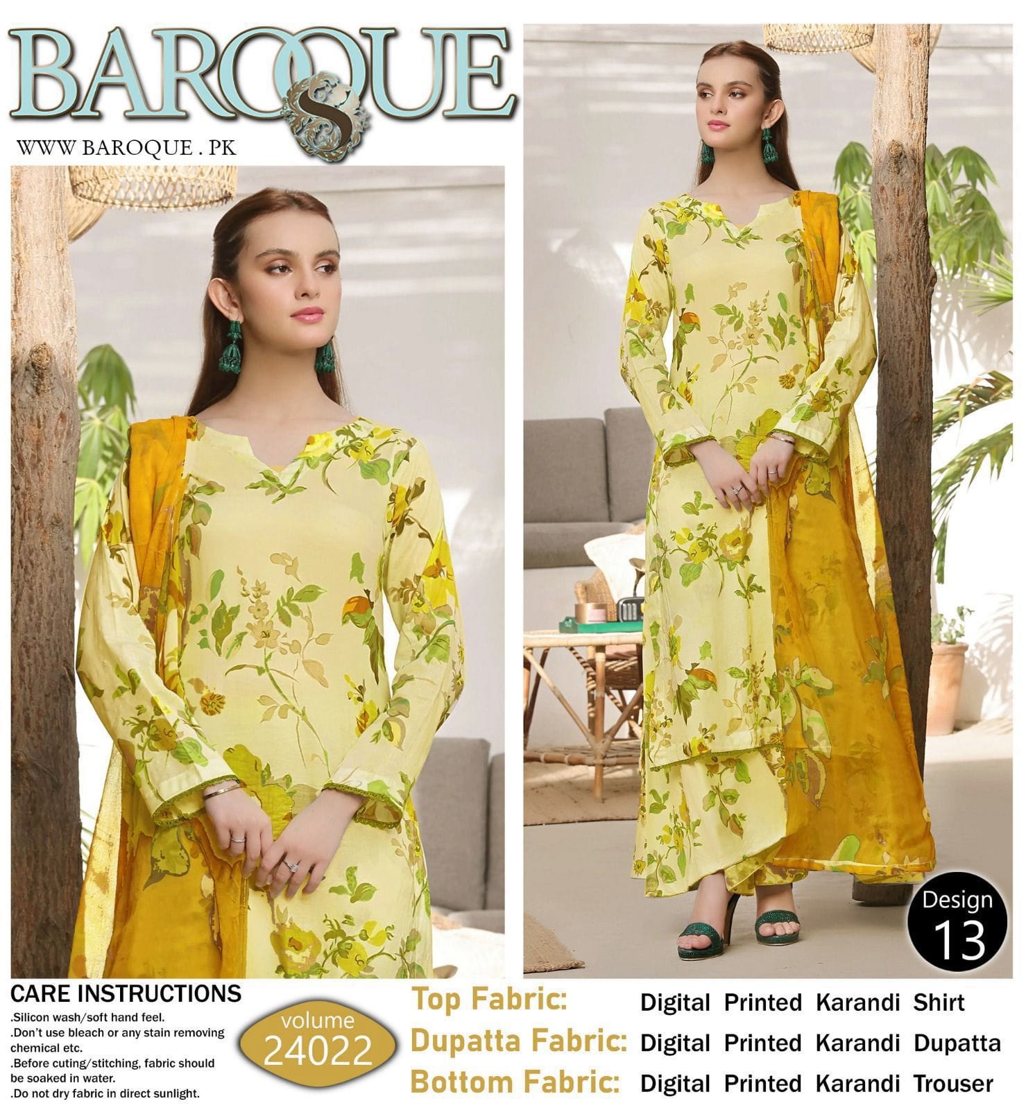 Baroque Karandi 3pc