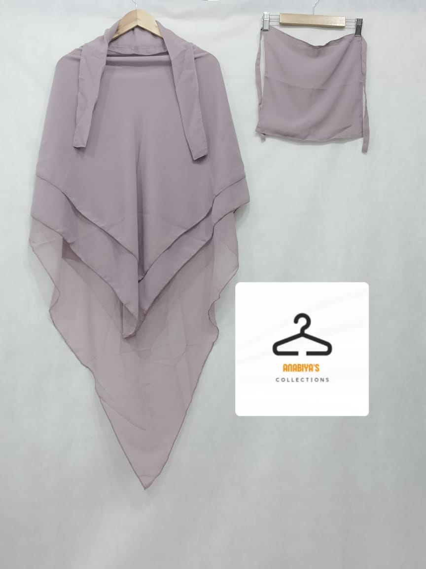 ARTICAL 3 LAYER HIJAB SET