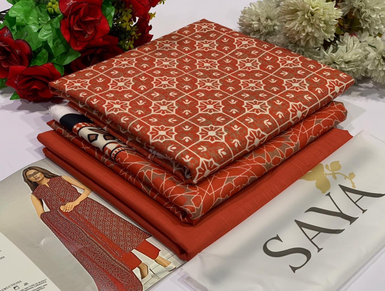 Digital slub kaddar 2pcs by saya