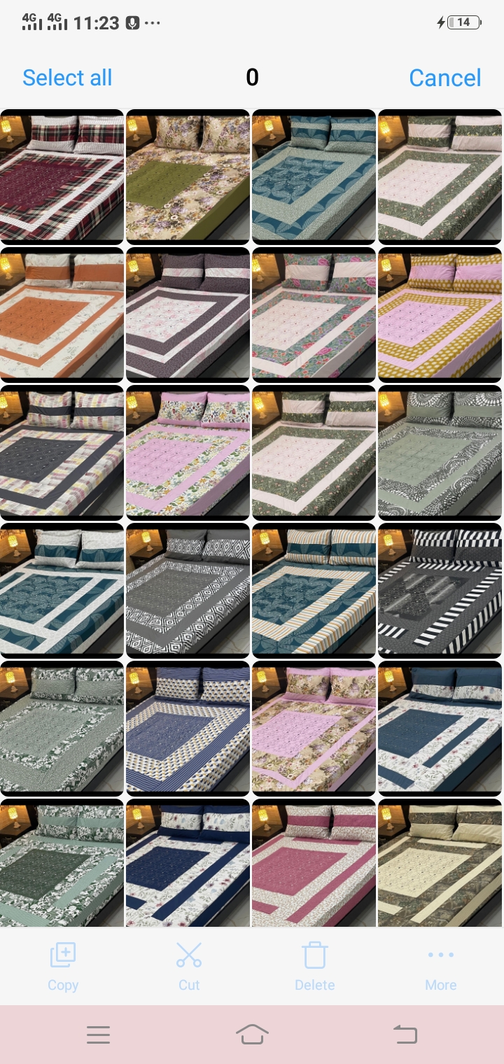 Kotton satin patch work Bed sheets