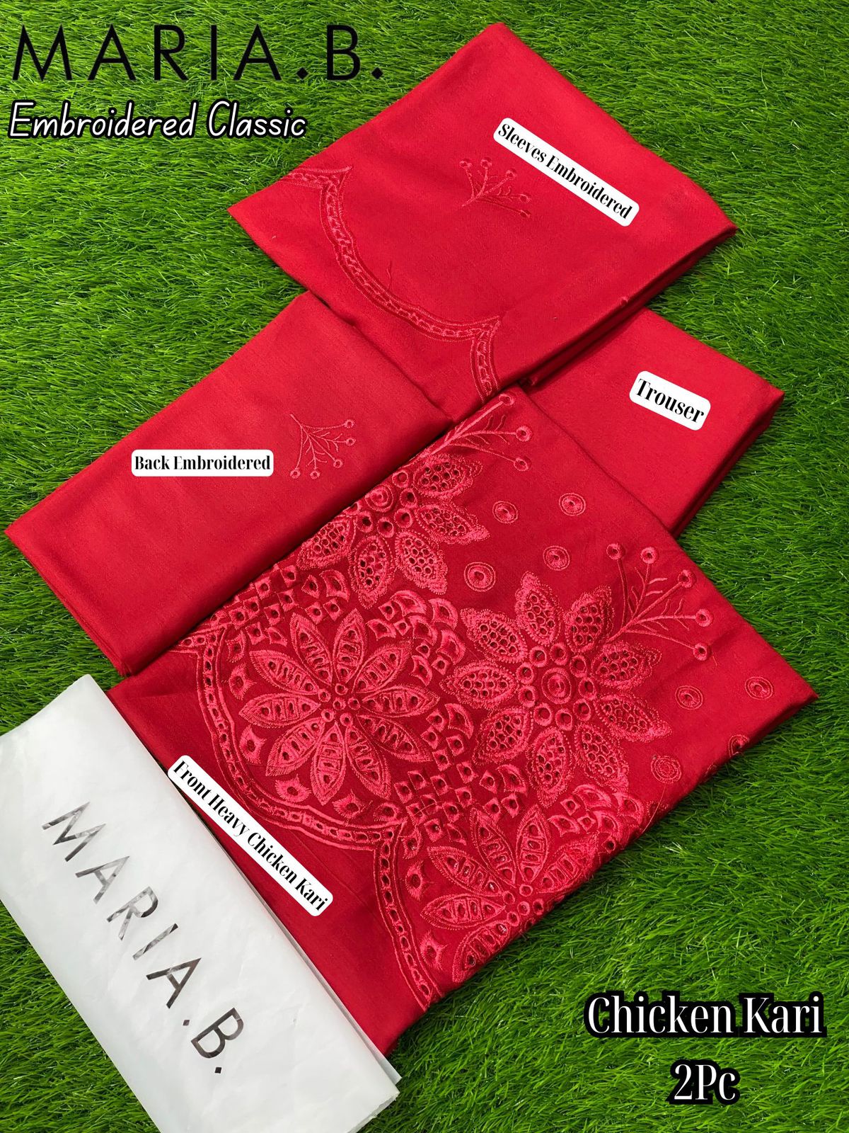 Maria b Chicken Karri linen