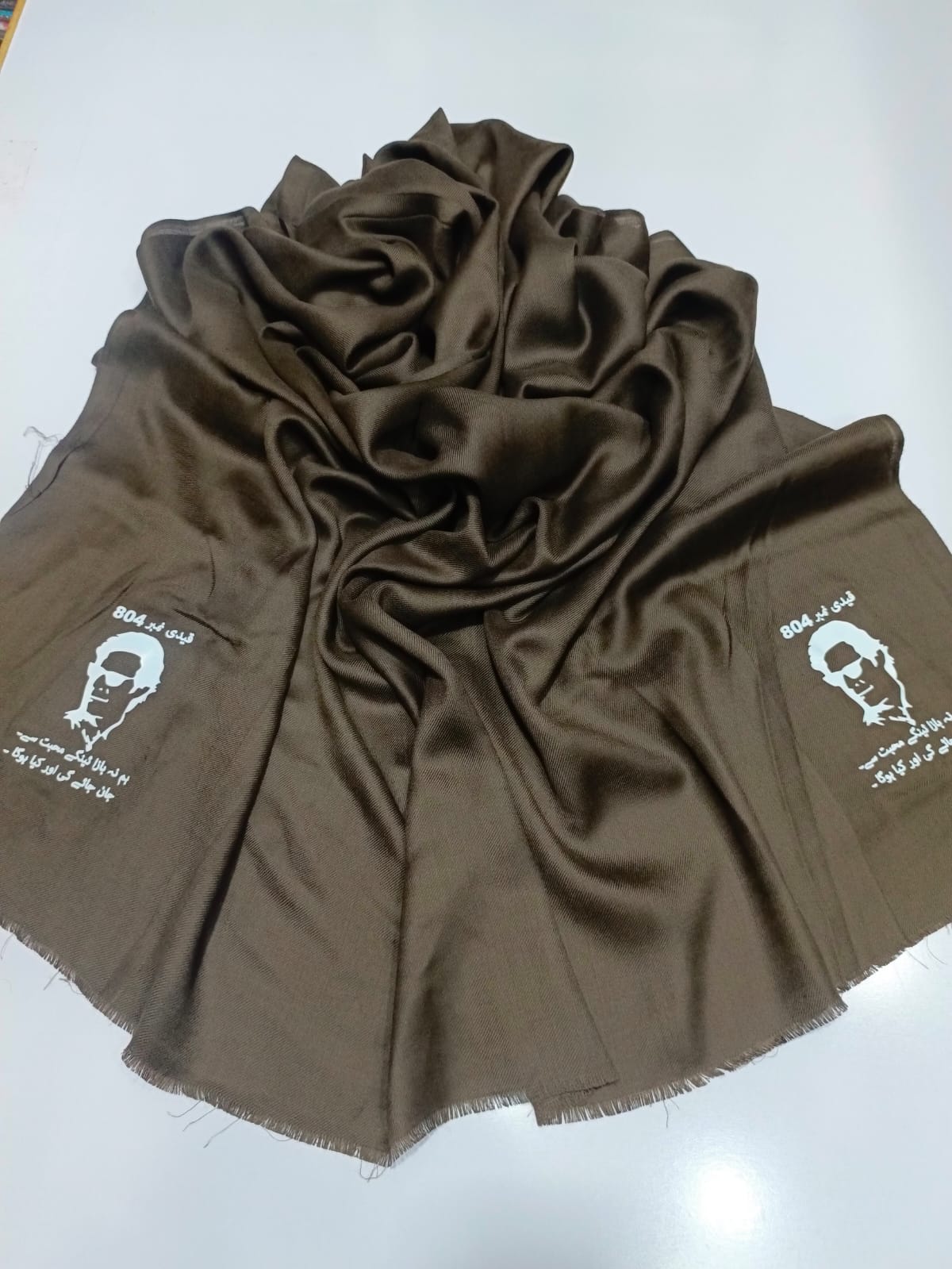 Qaidi # 804 Imran Khan Logo Shawls