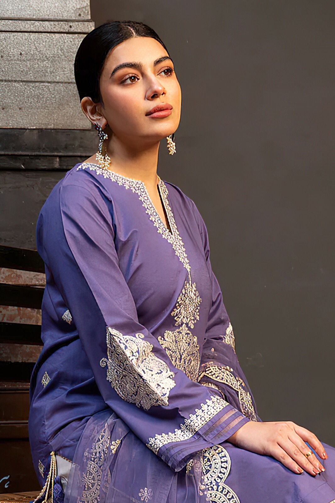 *KOKUM NEW TRENDING ARTICLE*  *Summer Collection 2025* Fabric: *Lawn With Organza Dupatta*  _  Front