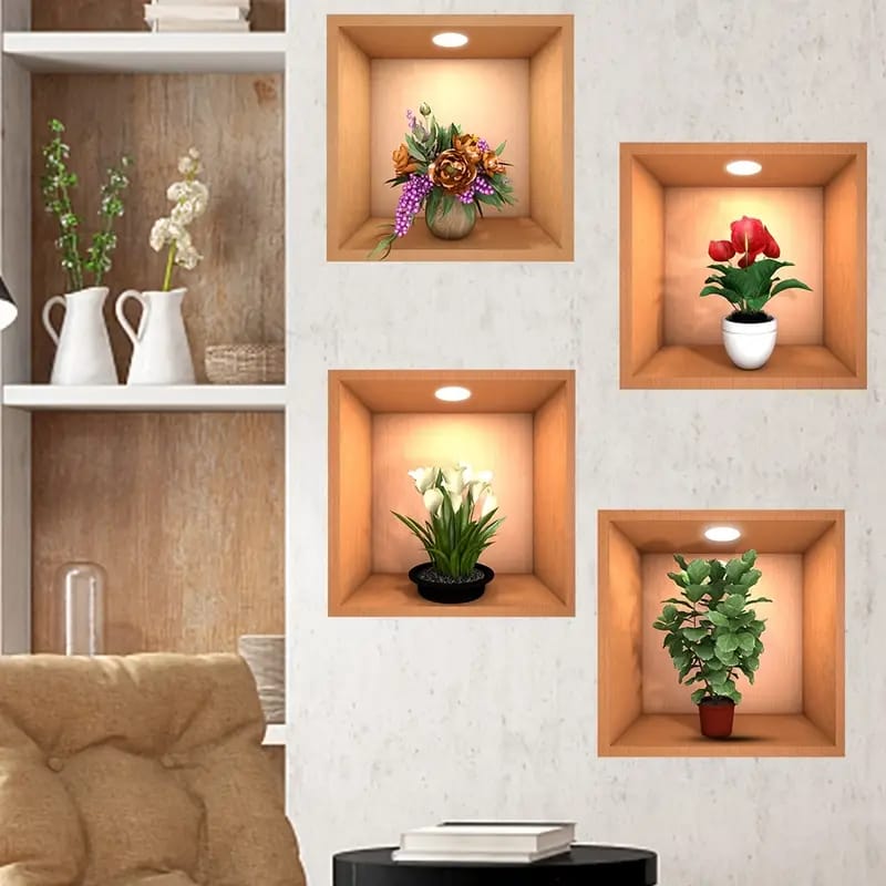 3D Wall 🧱 Stickers 3PC