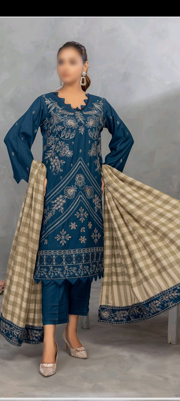 Winter Collection Dhanak 3pc