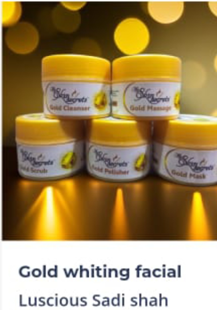 Gold whitening facial 1