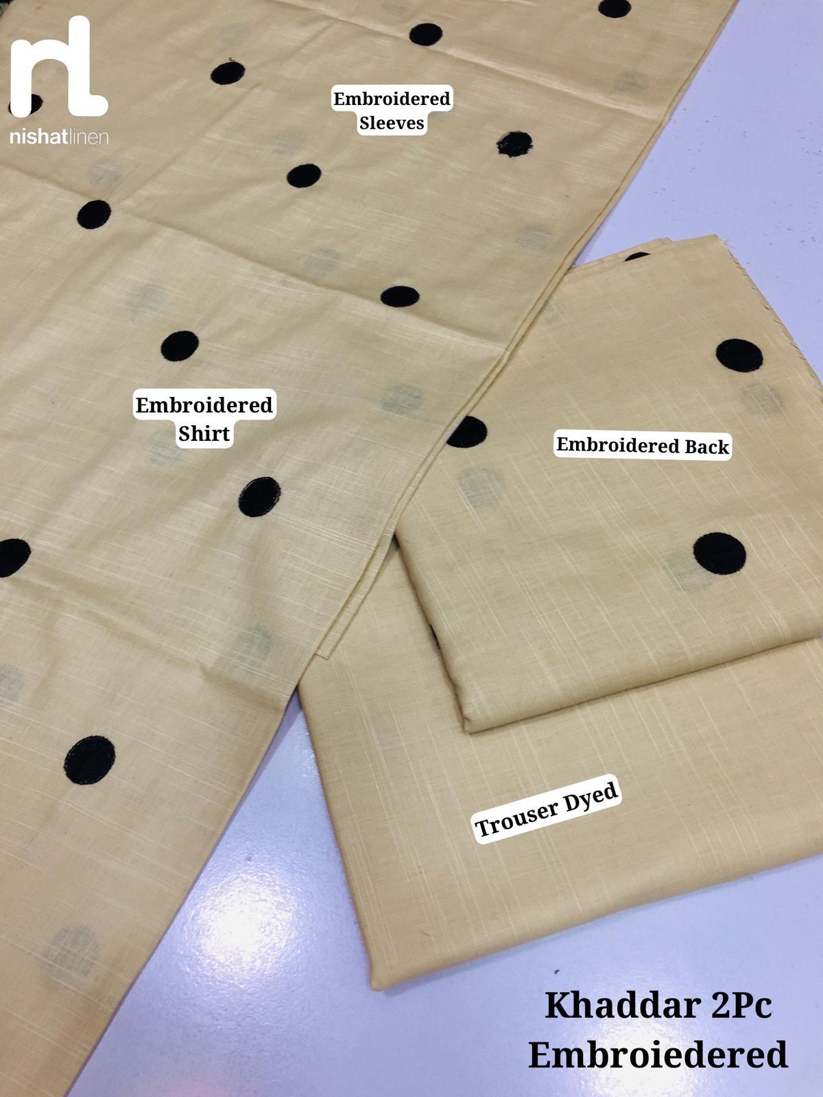 Nishat Most Elegant Embroidered Khaddar 2Pc Latest Volume