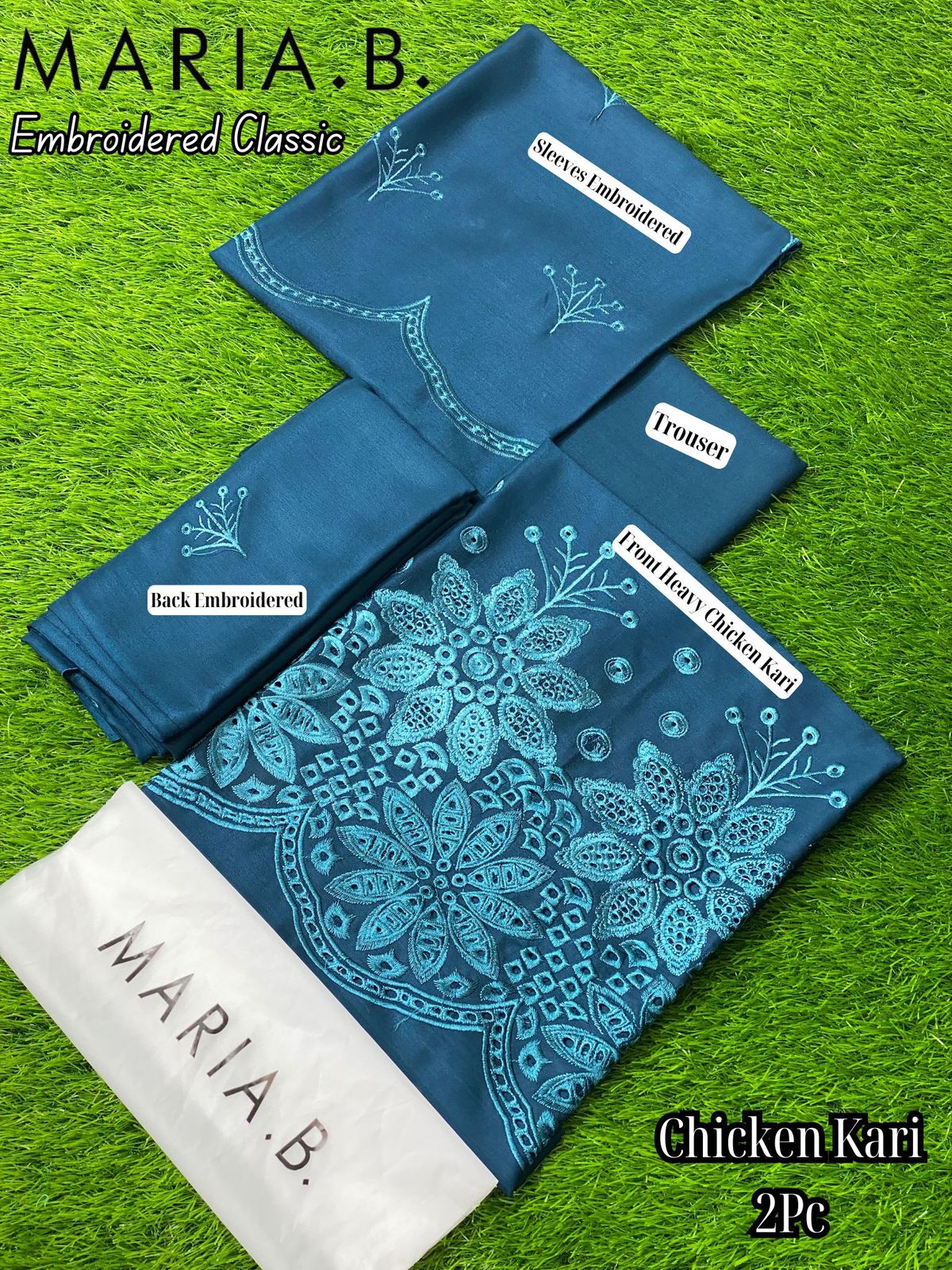 Maria b Chicken Karri linen