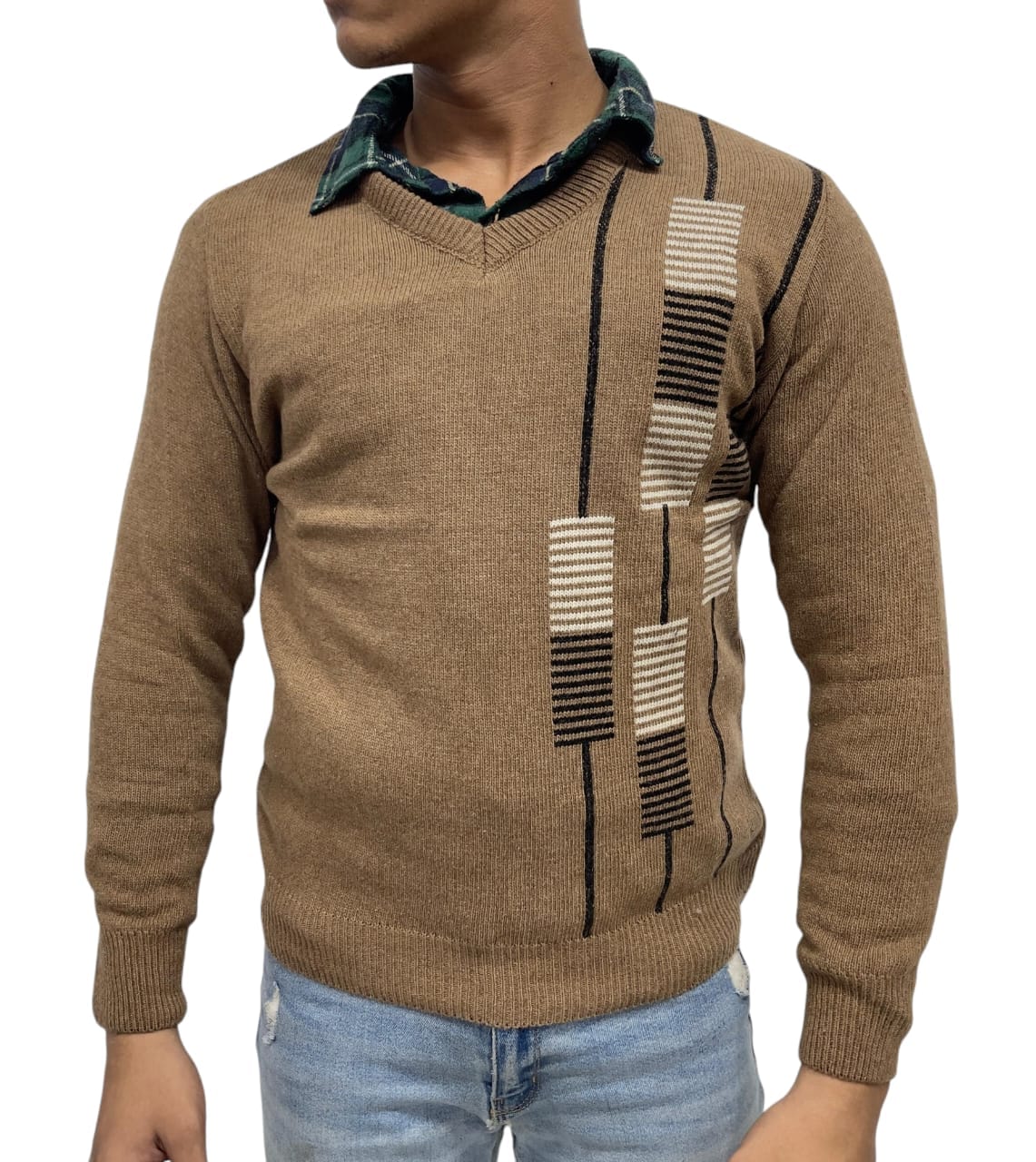 men's branded sweater