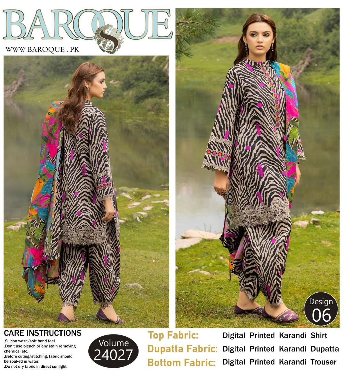 Doriya Karandi 3pc Printed