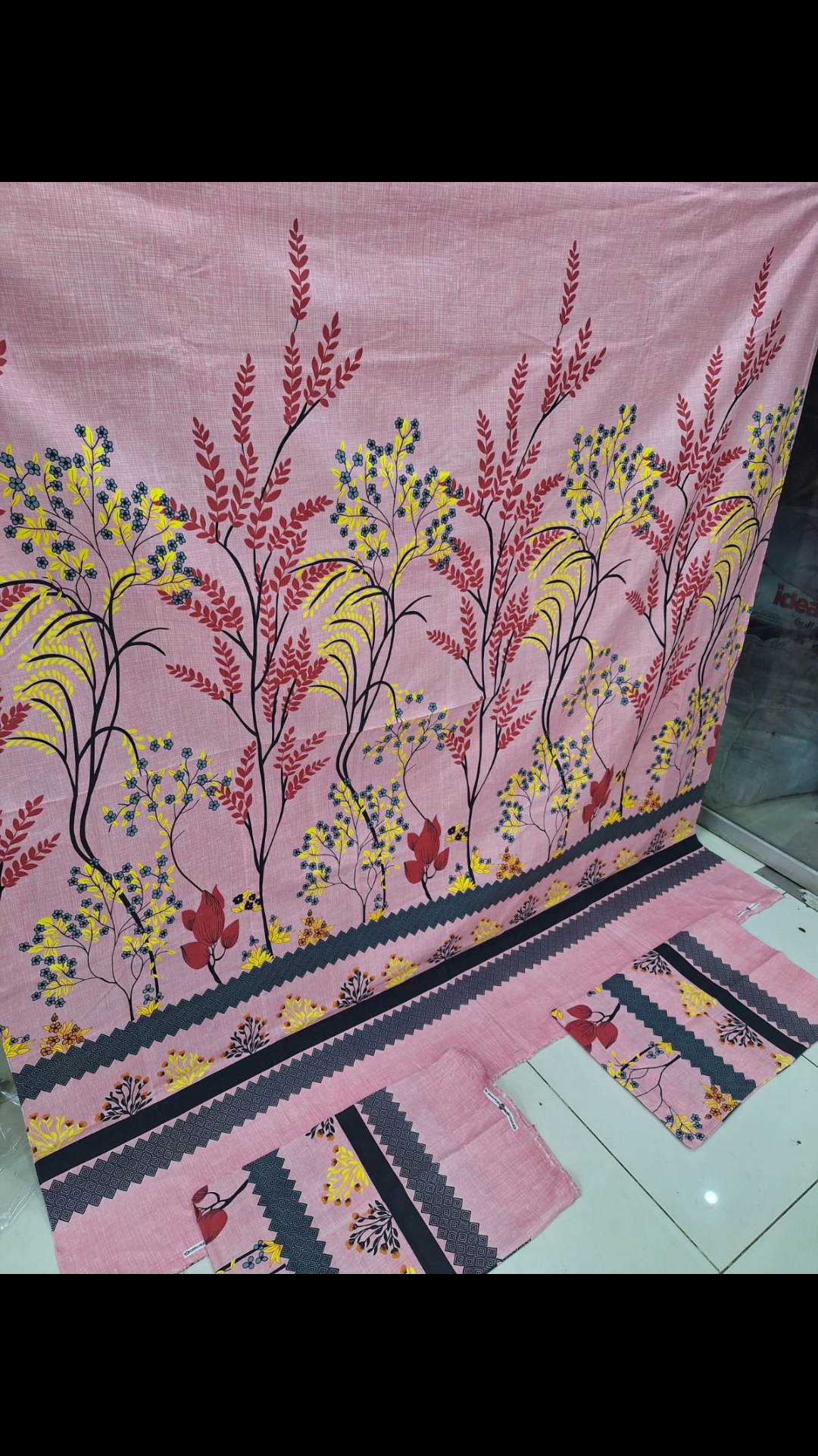 3D cotton satan bad sheet