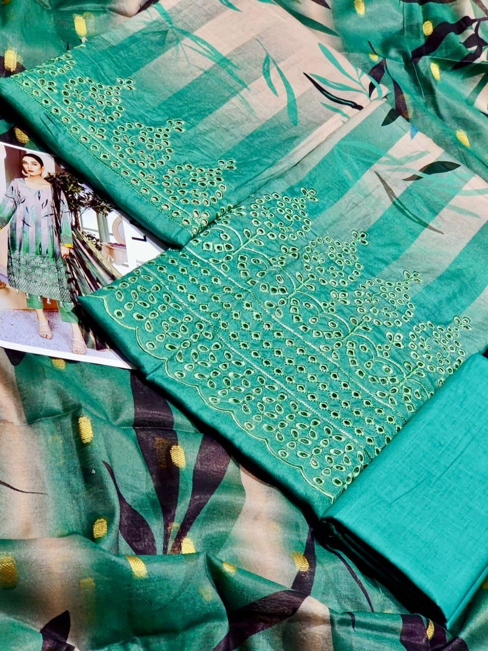 3 PC chicken kari lawn dress