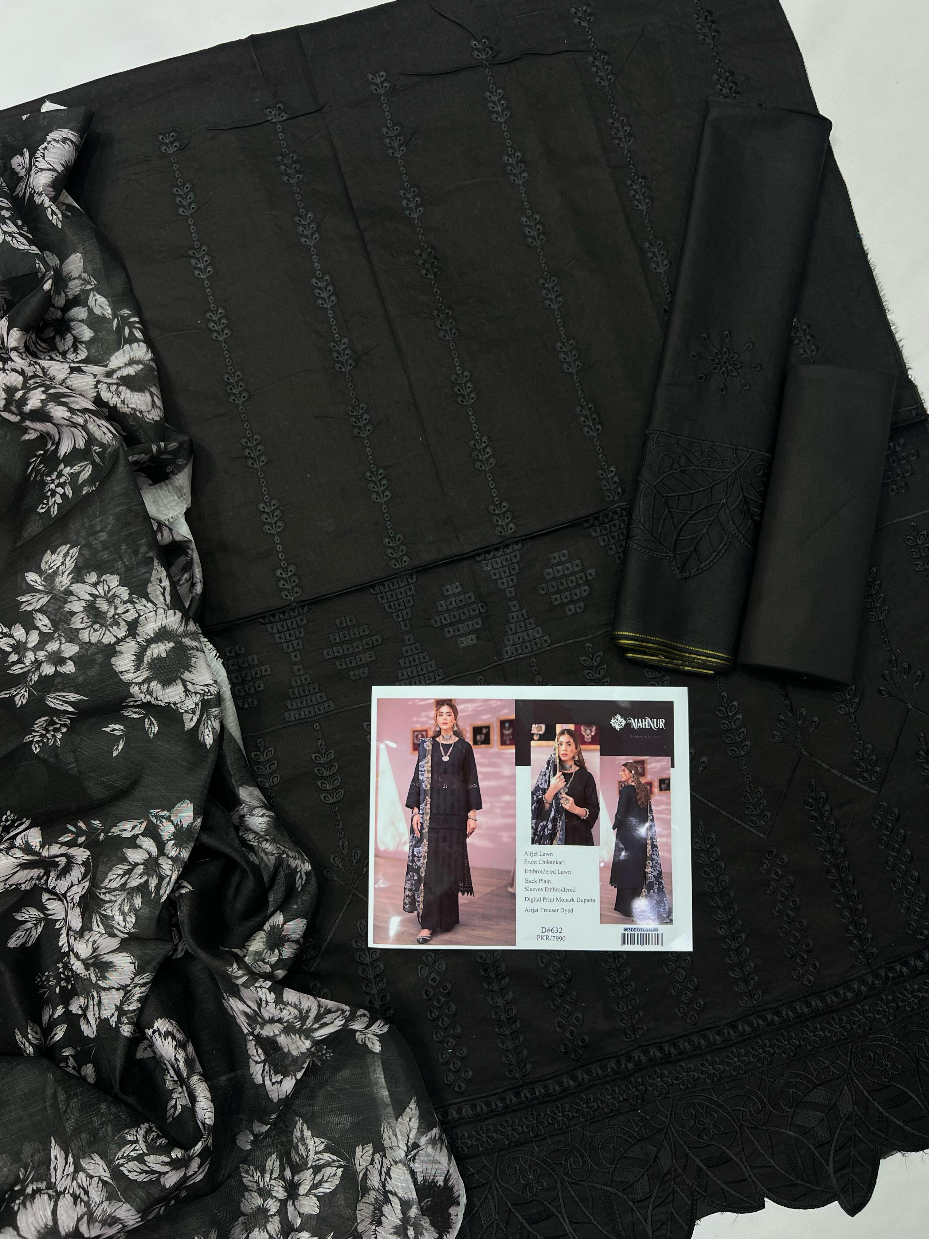 Lawn 3pc suit 5