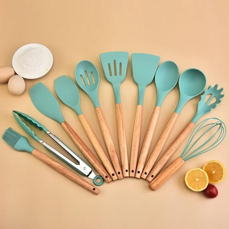 Colourful Silicone Cooking Utensils