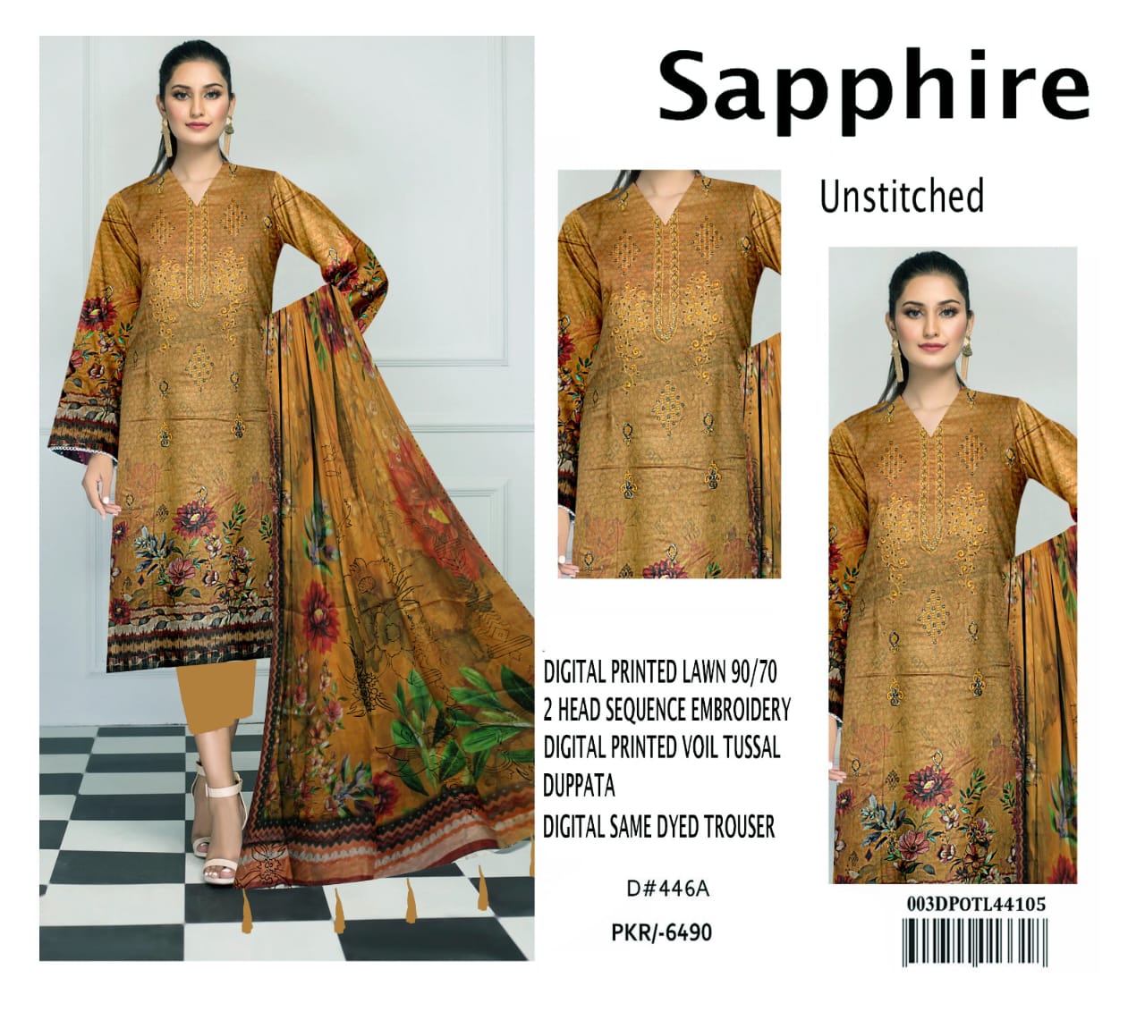 LAWN WITH TASALE DUPATA