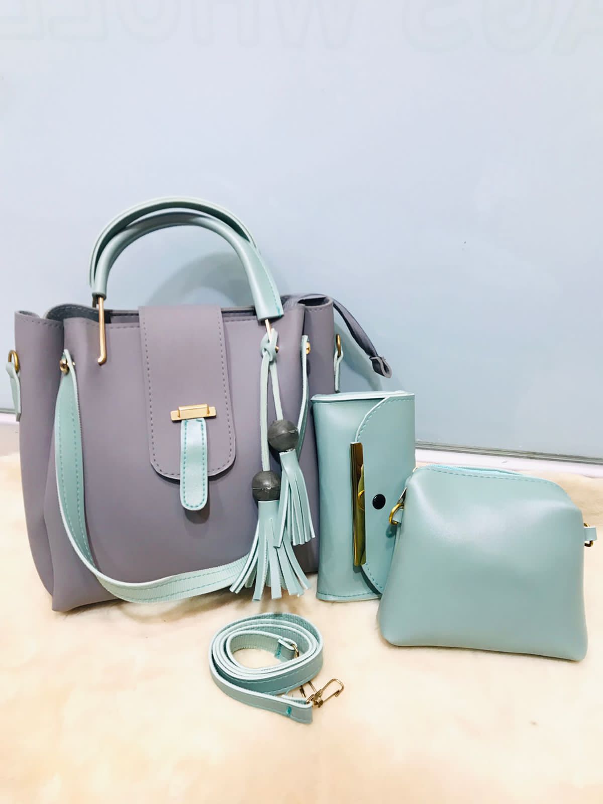 🎀 Master Quality 3 Pcs Shoulder Bag Set for Girls 🎀