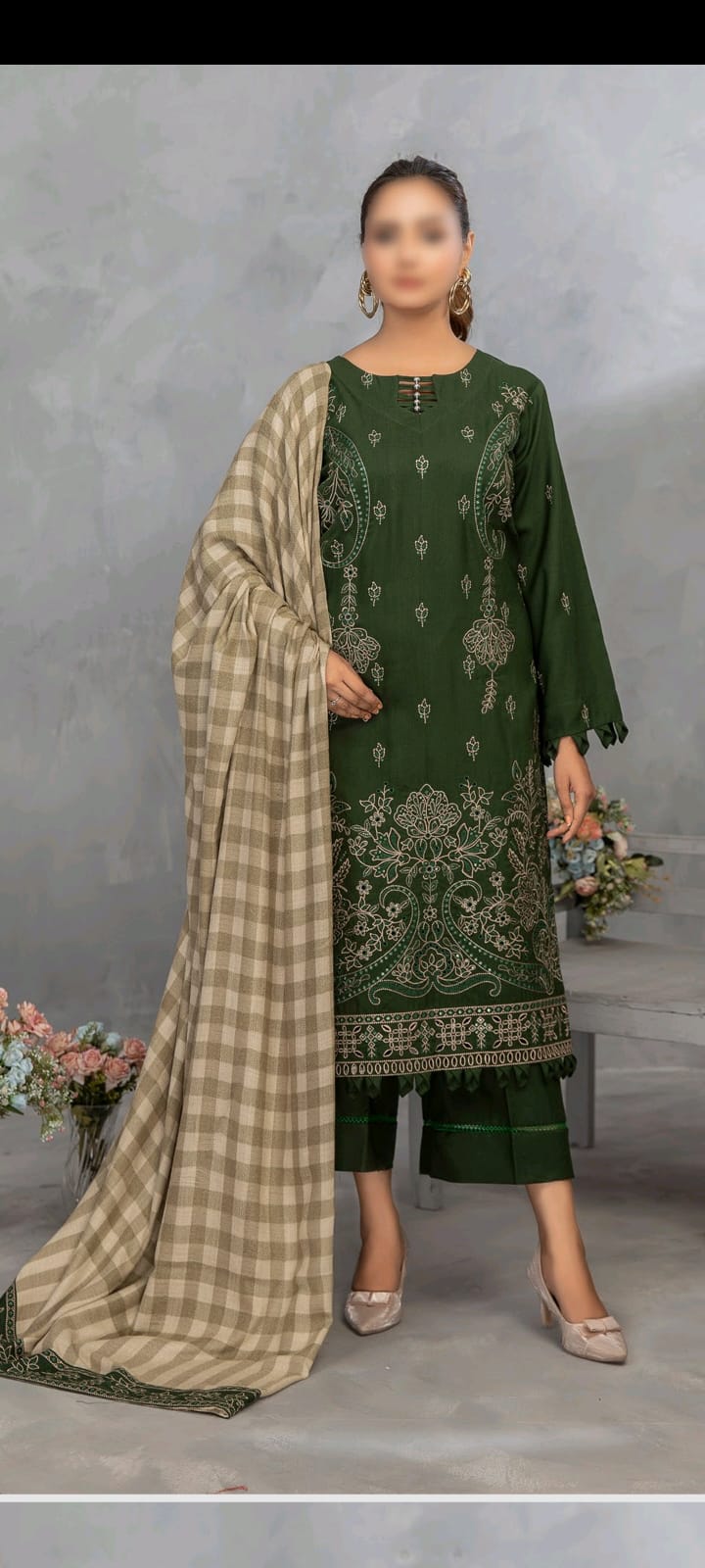 Winter Collection Dhanak 3pc