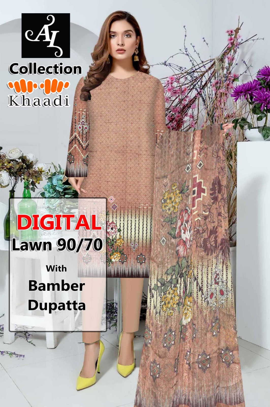 Digital Printed Lawn