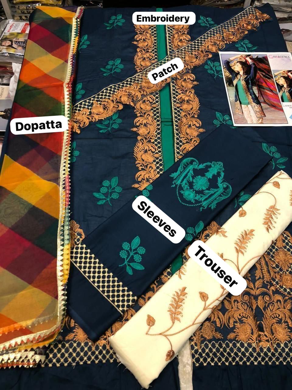 *PRESENTING CHARIZMA MOST TRENDING NOW AVAILABLE*   *New Arrival Special Eid Collection* Fabric 3PC