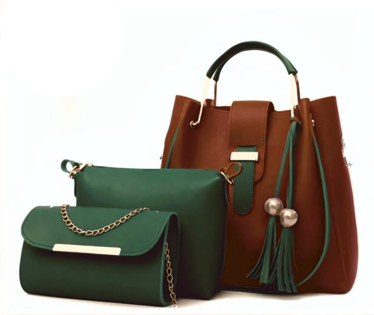 3 PC hand bag set