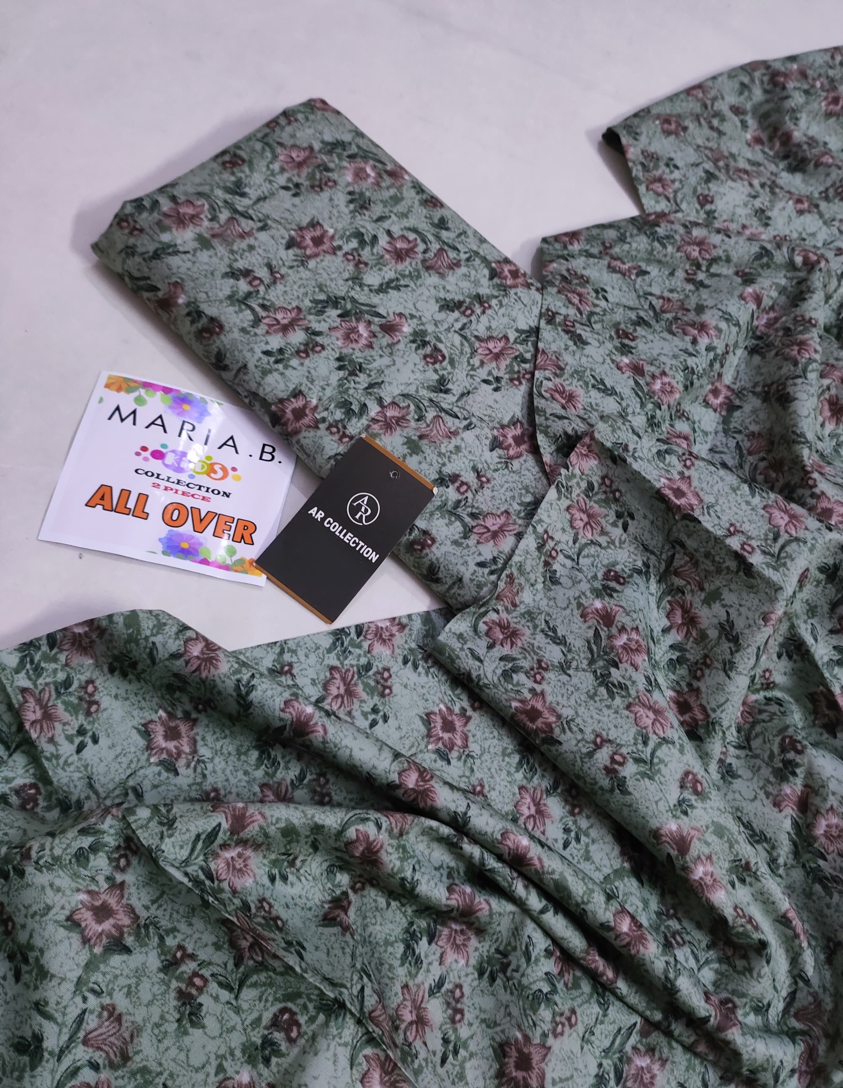 KIDS SWISS LAWN PRINTED ALL OVER 2 PC