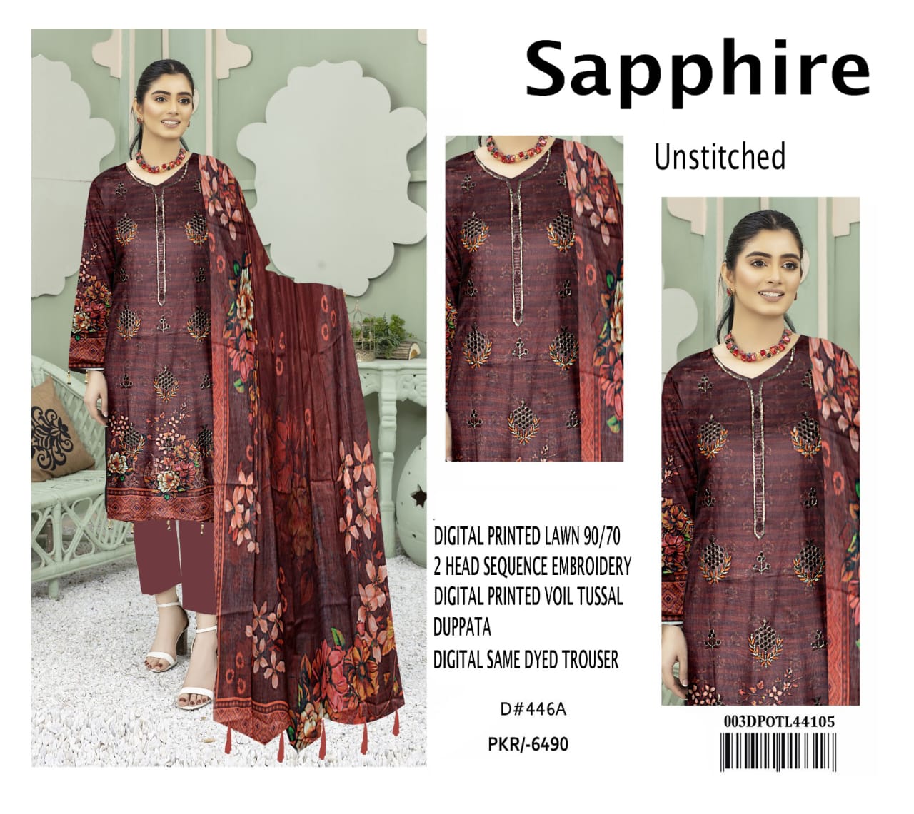 LAWN WITH TASALE DUPATA