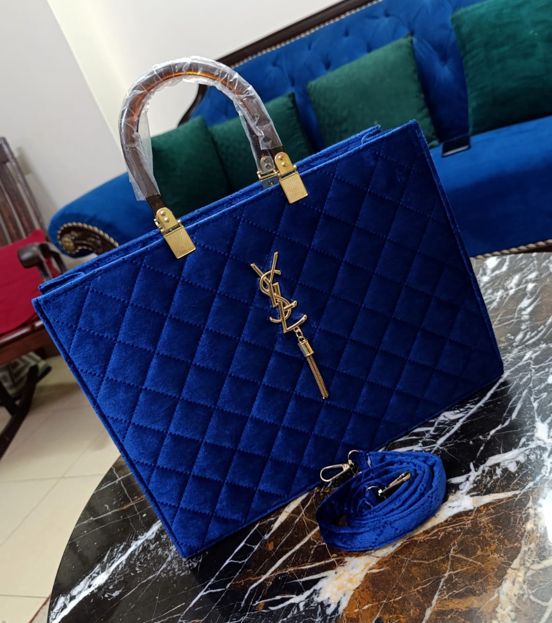 High quality  Vsl velvet bag