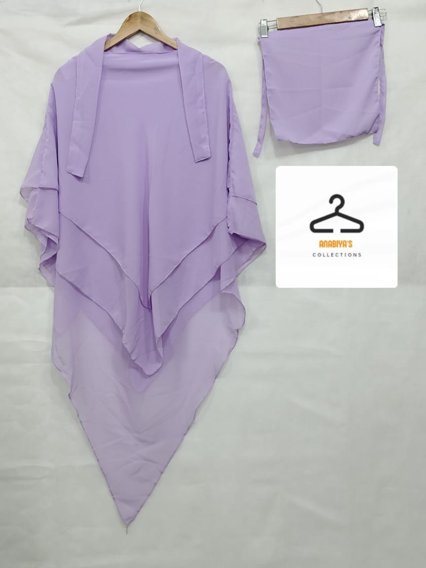 ARTICAL 3 LAYER HIJAB SET